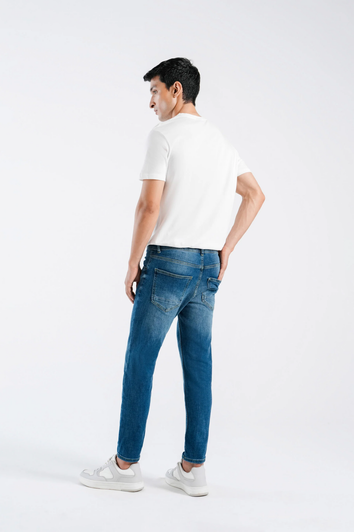 Stretch (blue) jeans slim-fit shaded