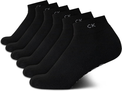 C-a-l-v-i-n K-l-e-i-n all black  pack of 6 socks
