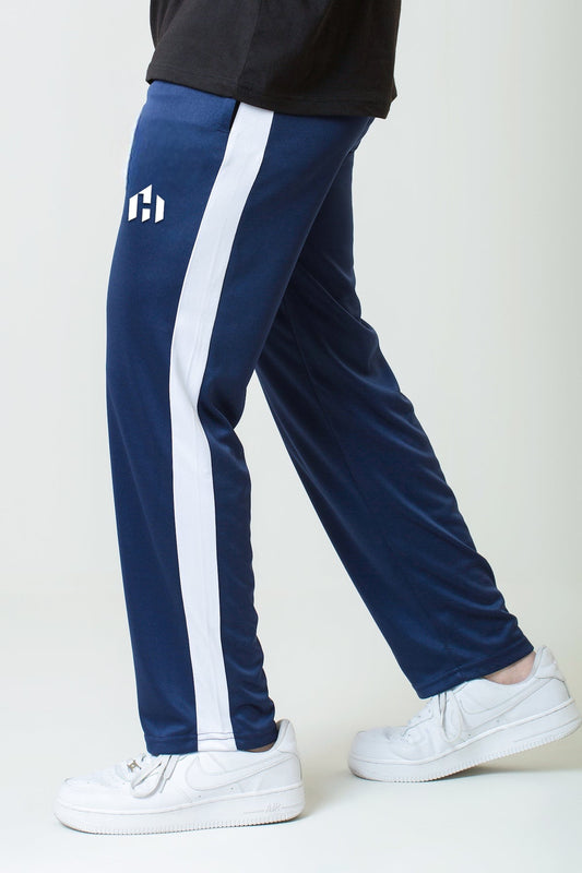 Horizen navy cotton trouser