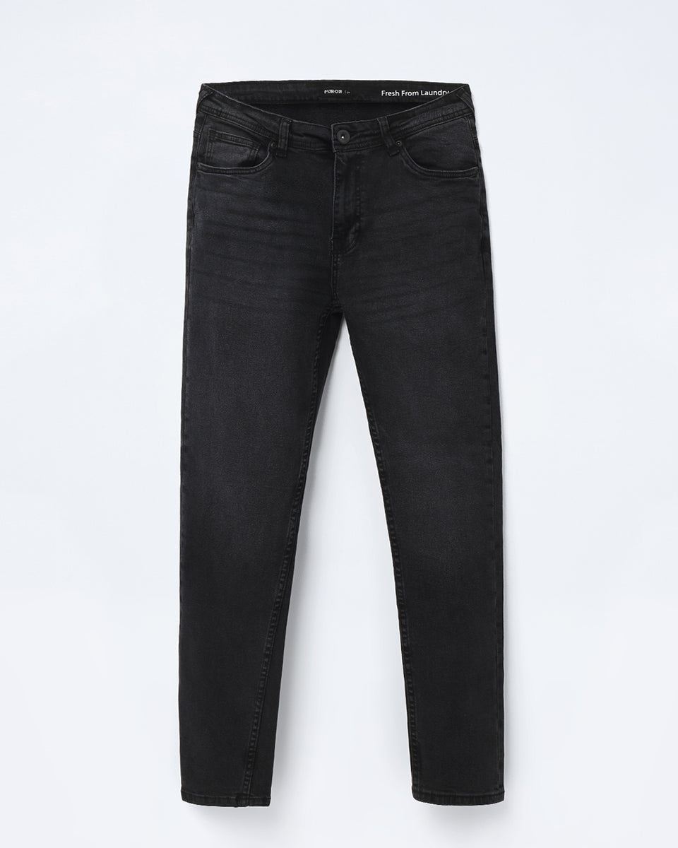 Stretch ( Mid-blk ) jeans slim-fit