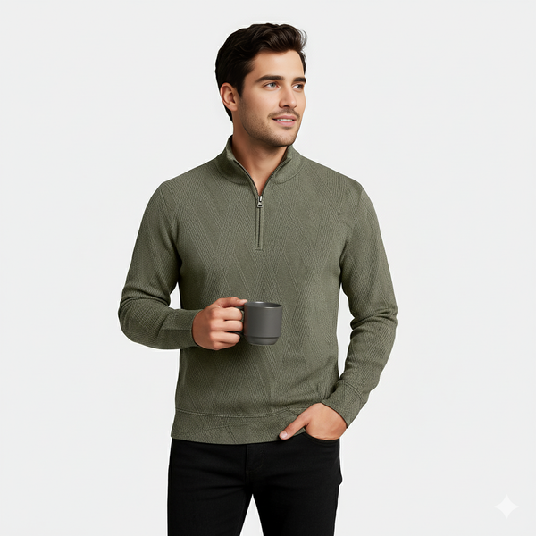 HORIZEN Premium crossline charcoal brown sweats