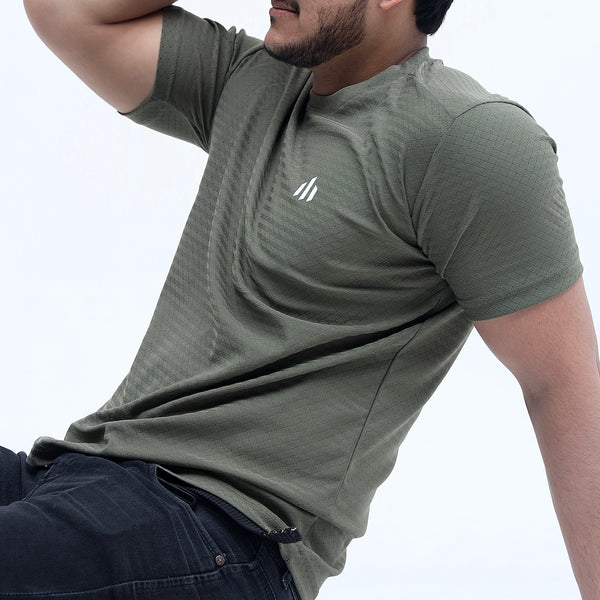 Olive cotton Mash tees.