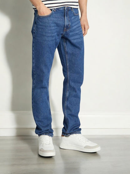 Slimfit ( mid-blu ) jeans stretched)