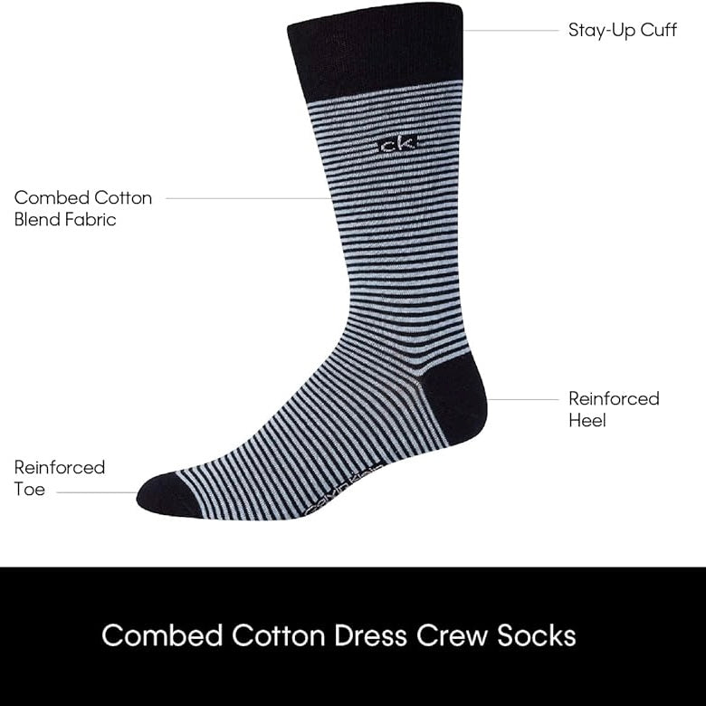 c-a-l-v-i-n_K-l-e-i-n  Combed cotton socks.  < pack of 4 >