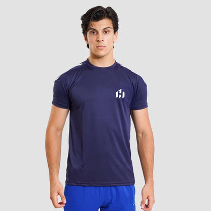 Horizen tees blue dry-fit