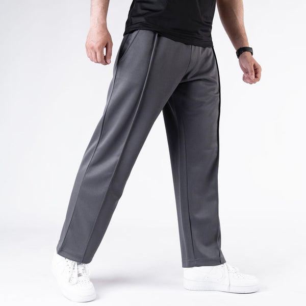 HORIZEN GREY TEXTURED TROUSER (imported)
