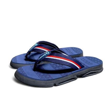 G-u-c-c-i  high sole flip flop N-blue