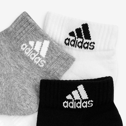 A-D-I-D-A-S ANKLE SOCKS PACK OF 3