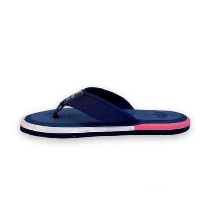 A-d-i-d-a-s slippers in blue