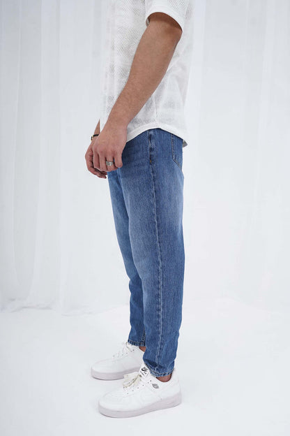 Stretch (mid blue) jeans slim fit