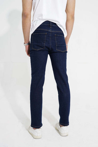 Stretch (dark blue) jeans slim fit